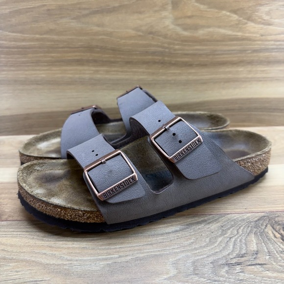 Birkenstock Shoes - Birkenstock Arizona Sandals Womens 7 N EU 38 Birko Brown Slip On